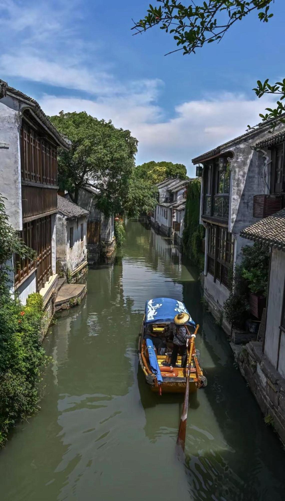 Suzhou Zhouzhuang Slowlife River View Lnn Kunshan  Bagian luar foto