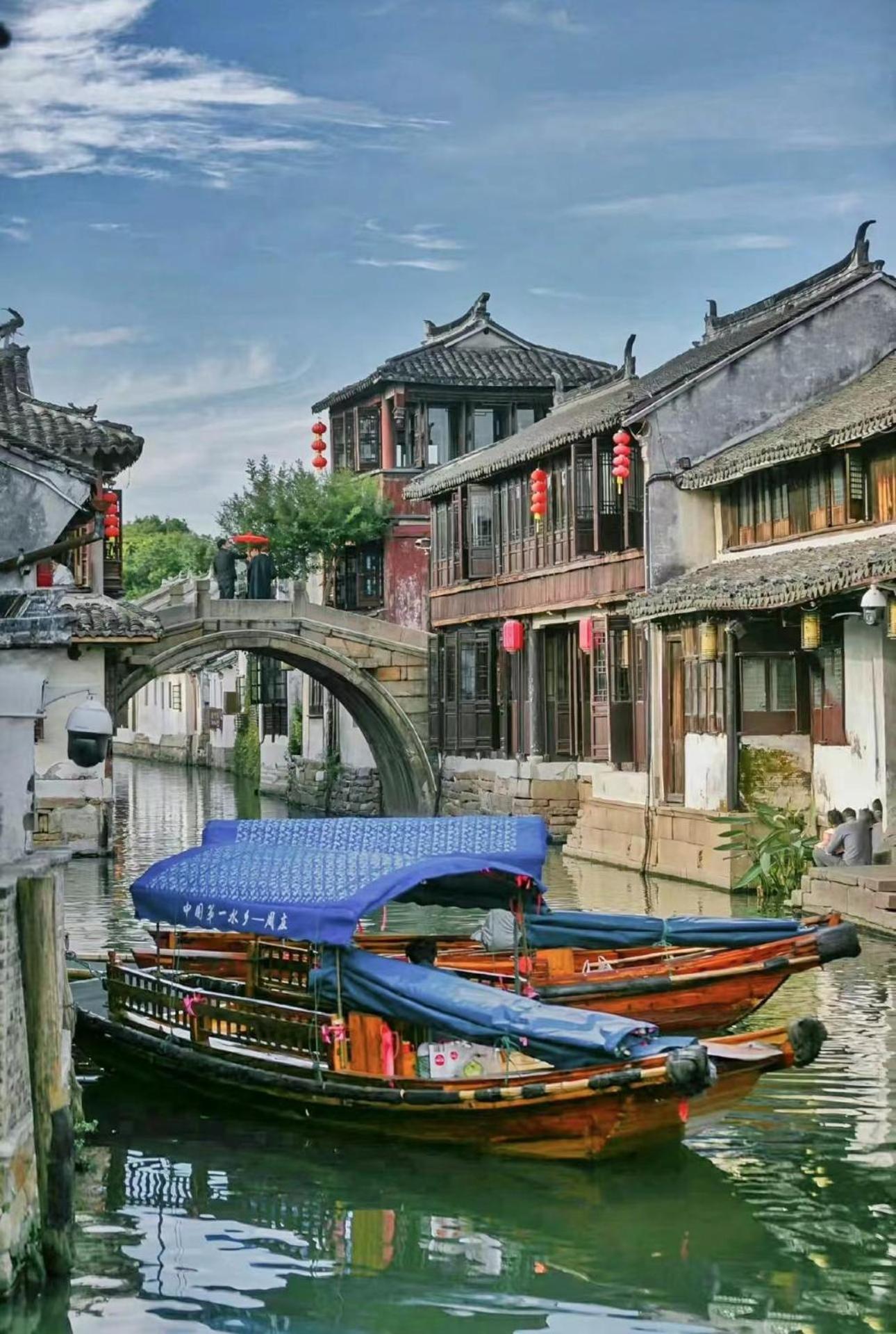 Suzhou Zhouzhuang Slowlife River View Lnn Kunshan  Bagian luar foto